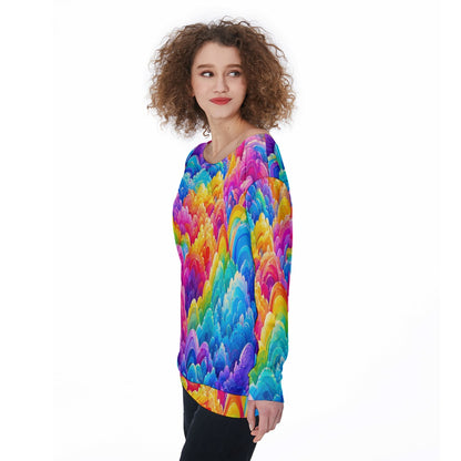 Women's Off-Shoulder Sweatshirt