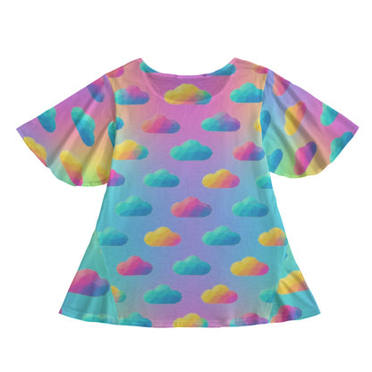 Women's Round Neck T-shirt With Short Sleeve
