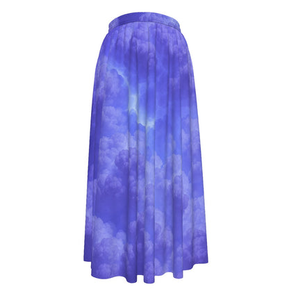 Women's Maxi Chiffon Skirts With Lining