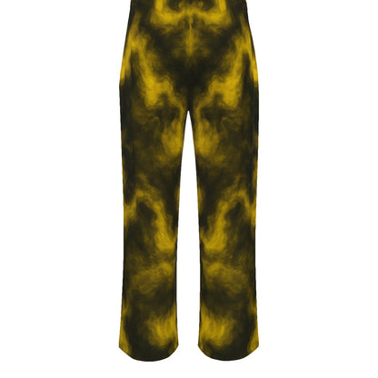 Unisex Knitted Fleece Wide Leg Pants