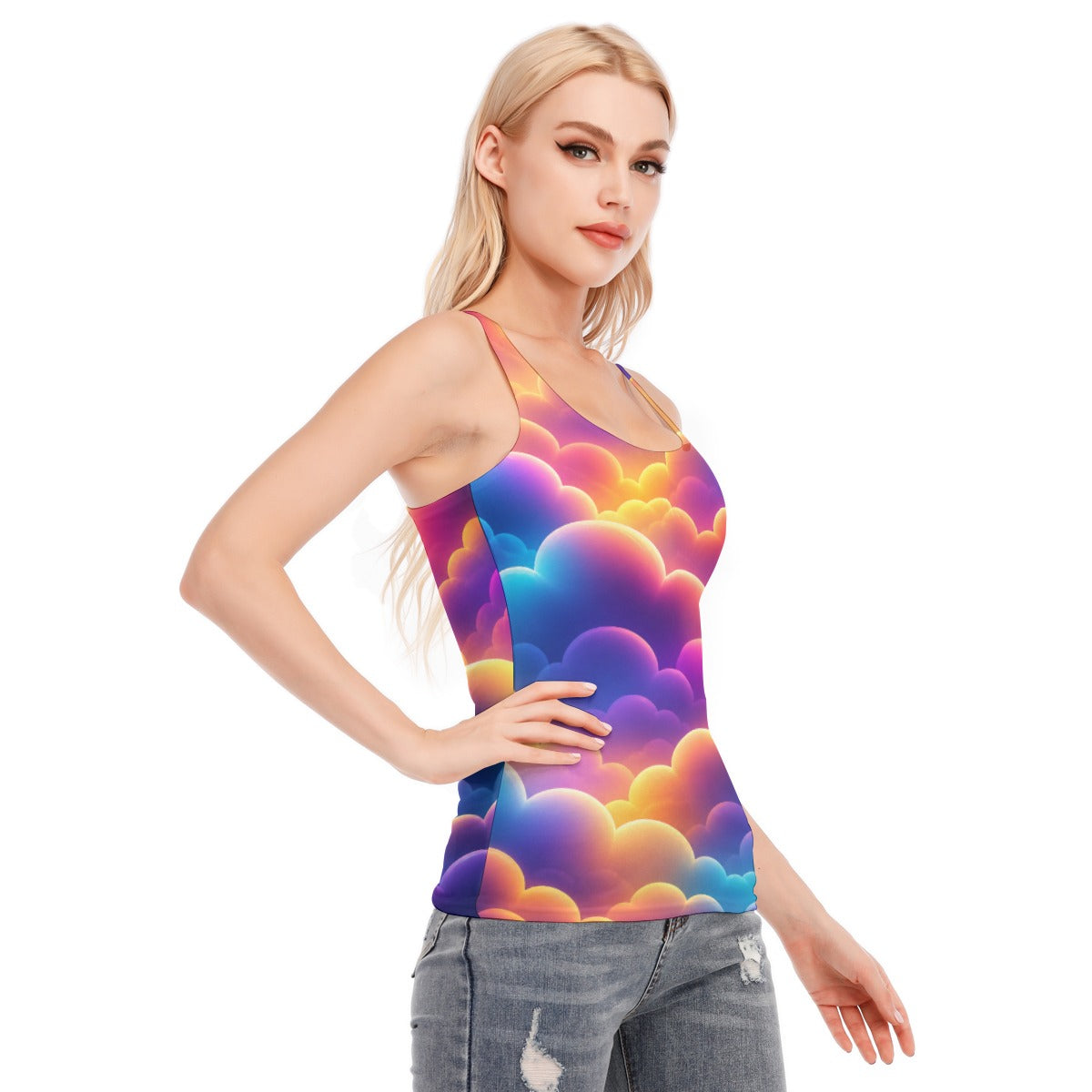 Women's Racer Vest | 190GSM Cotton