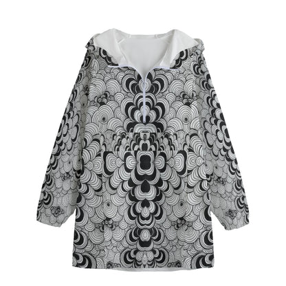 Unisex Windbreaker Long Jacket