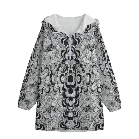 Unisex Windbreaker Long Jacket