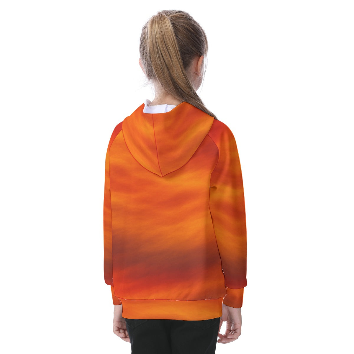 Unisex Kid's Raglan Pullover Hoodie