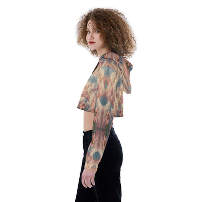 Women's Crop Top Hoodie