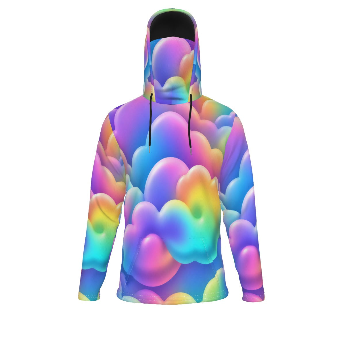 Men's Pullover Hoodie With Mask - view 1