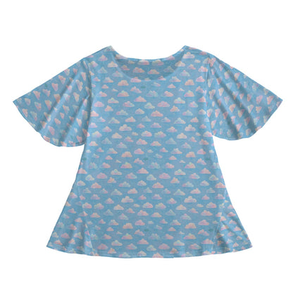 Women's Round Neck T-shirt With Short Sleeve
