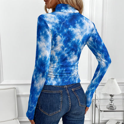 Women's High-Neck Top With Long Sleeve by O’Nimbus – view 3
