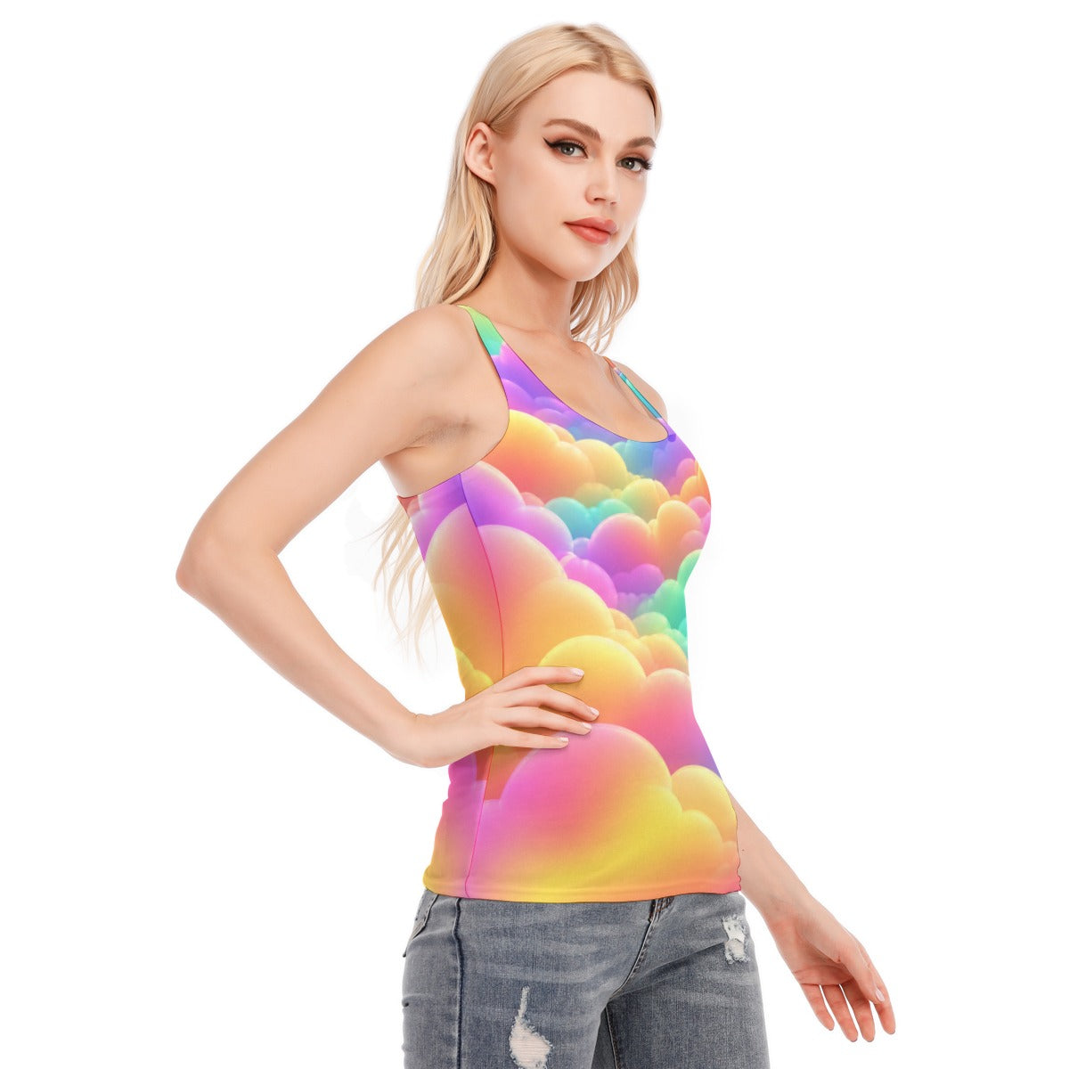 Women's Racer Vest | 190GSM Cotton
