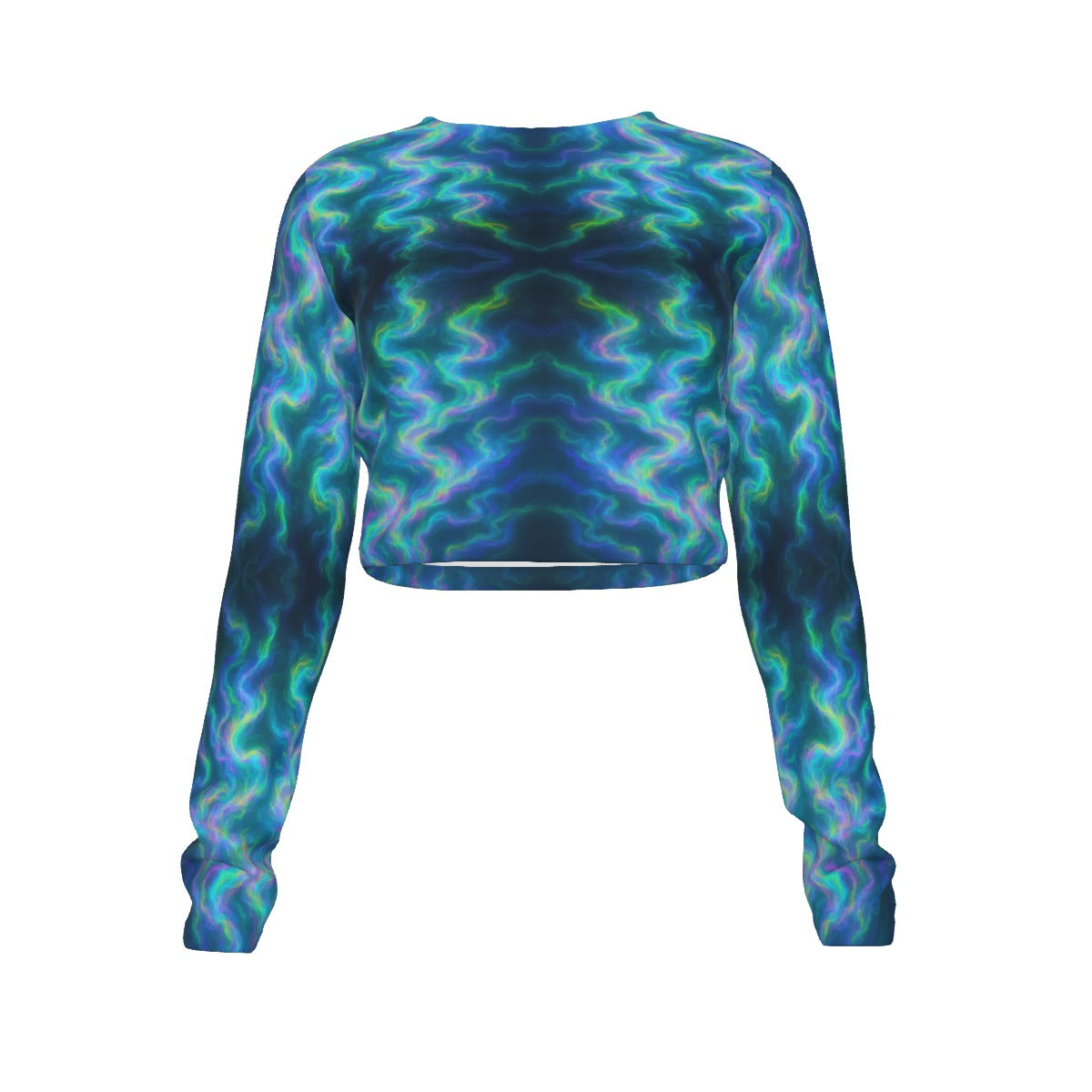 Women's Round Neck Crop Top T-Shirt