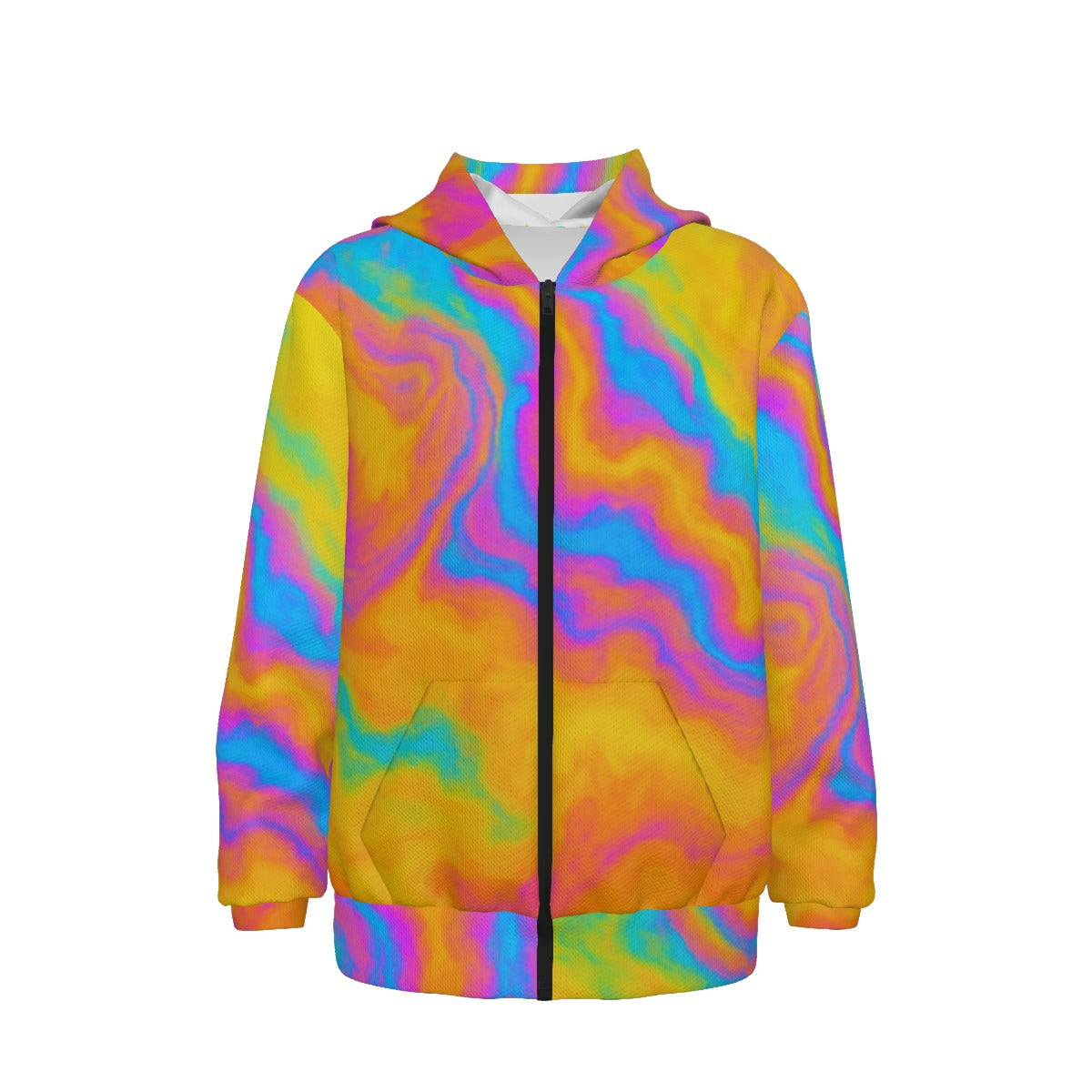 Unisex Kid's Heavy Fleece Zip Up Hoodie