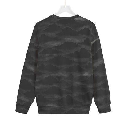 Unisex Drop-shoulder Knitted Fleece Sweater - view 2