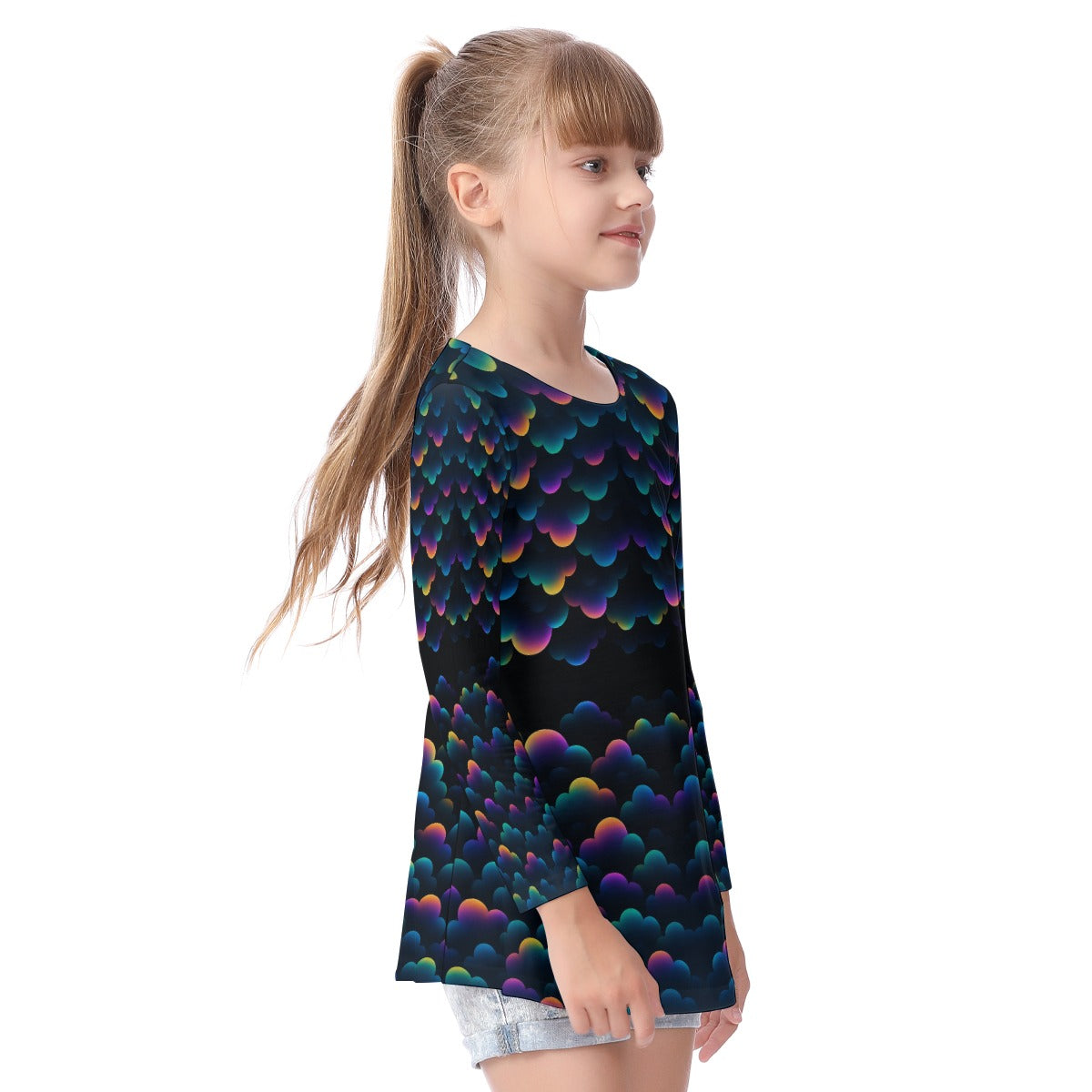 Unisex Kid's Long Sleeve O-neck T-shirt