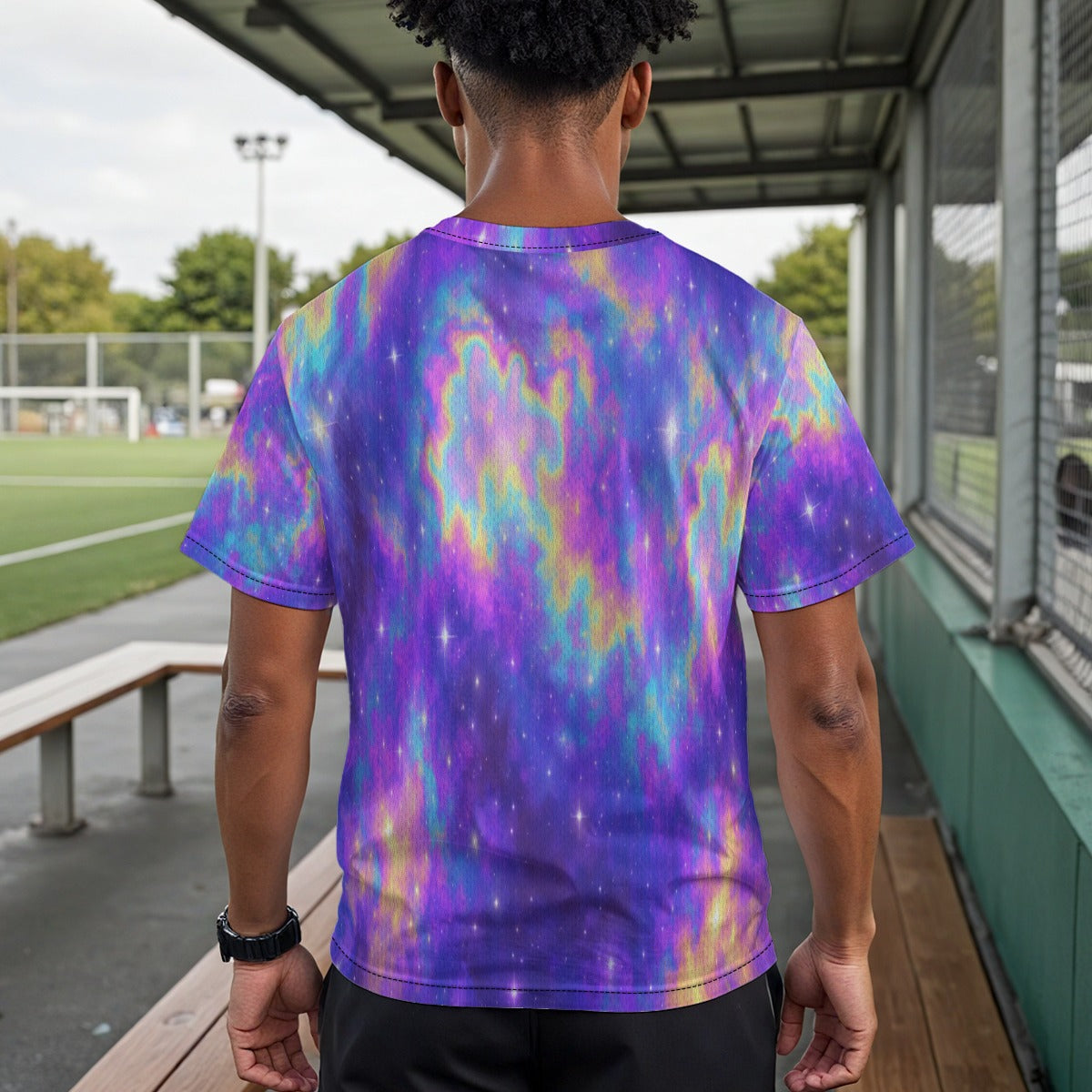 Unisex Drop Shoulder Crew Neck T-Shirt