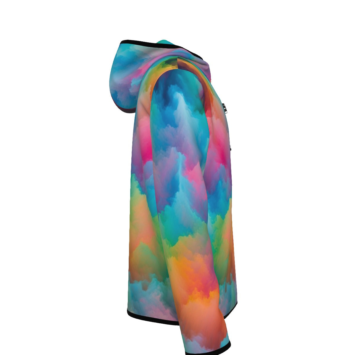 Men's Stylish Hoodie with Thumb Hole Design - view 3