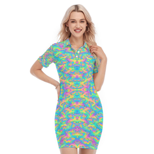 Women's Polo Collar Dress