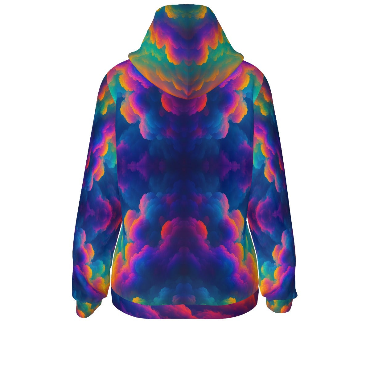 Women's Borg Fleece Hoodie With Half Zip