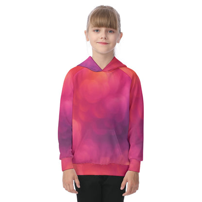 Unisex Kid's Raglan Pullover Hoodie