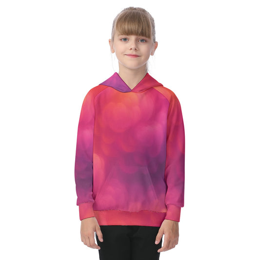 Unisex Kid's Raglan Pullover Hoodie