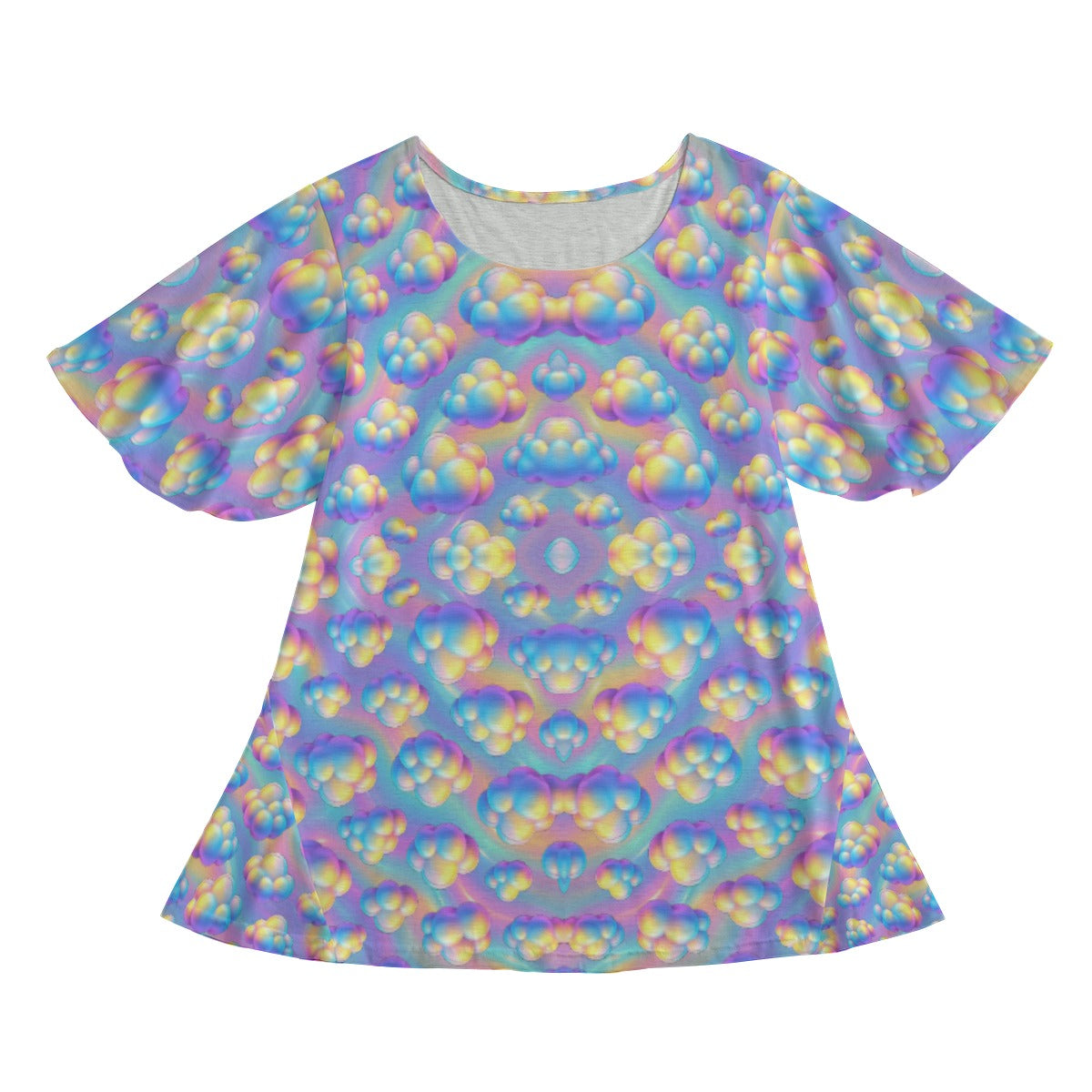 Women's Round Neck T-shirt With Short Sleeve