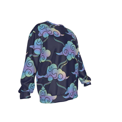 Men's Drop Shoulder Round Neck Long-Sleeved Sweatshirt