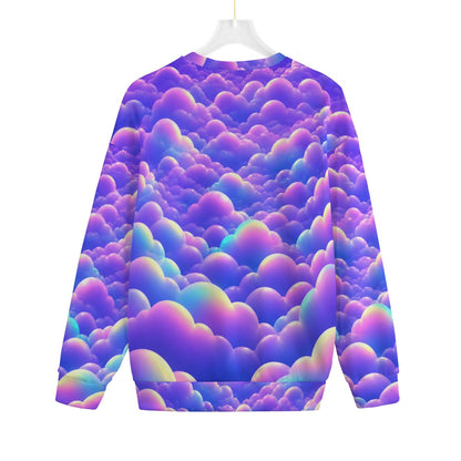 Unisex Drop-shoulder Knitted Fleece Sweater - view 2
