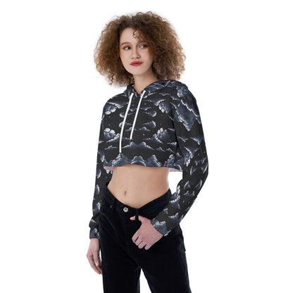 Women's Crop Top Hoodie