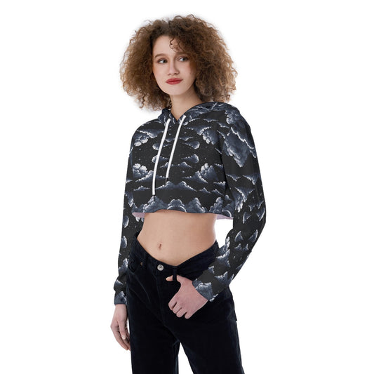 Women's Crop Top Hoodie