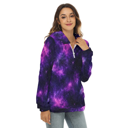 Women’s Borg-Fleece Half-Zip Hoodie - view 2