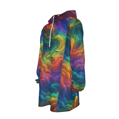 Unisex Windbreaker Long Jacket