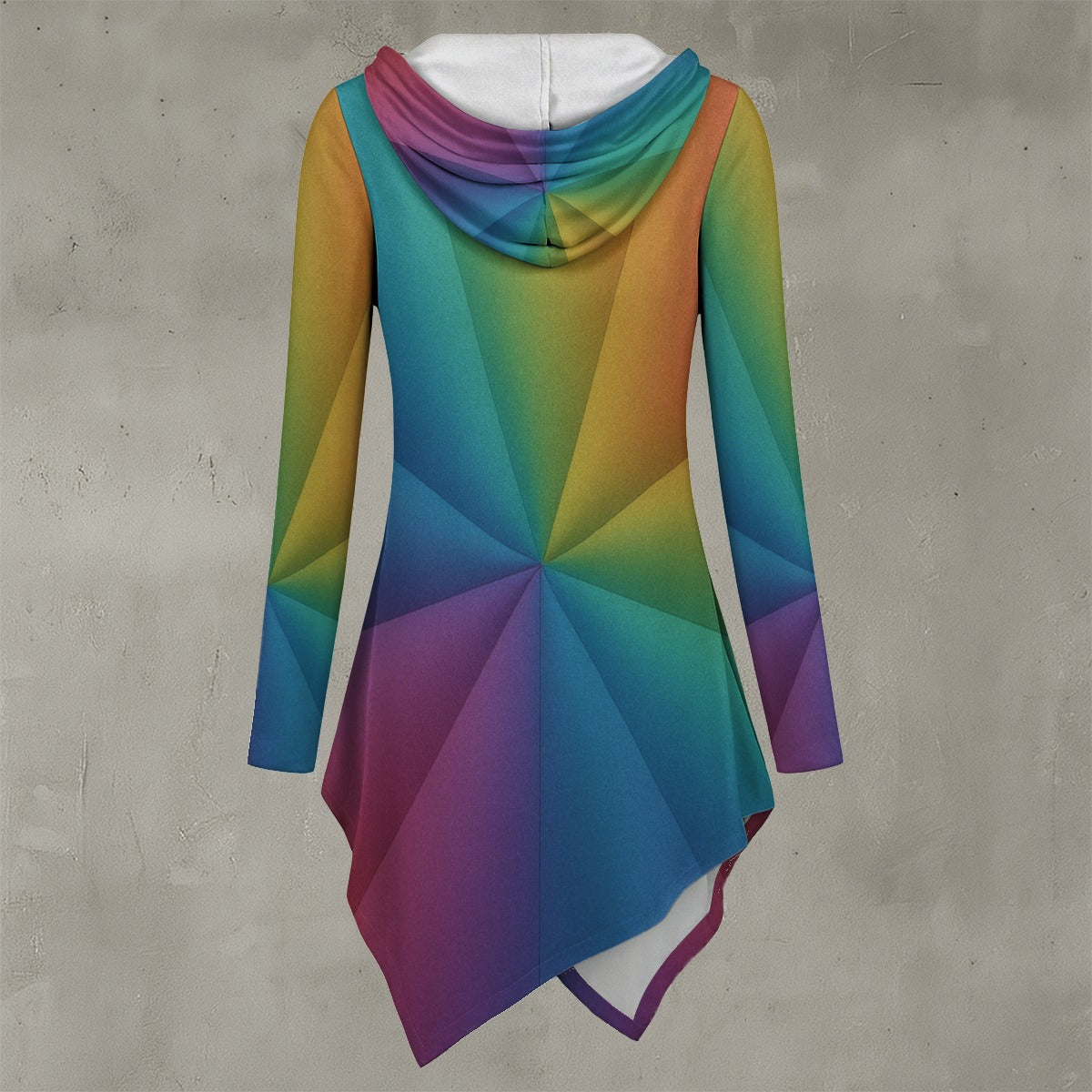 Women's Asymmetric Hem Hoodie