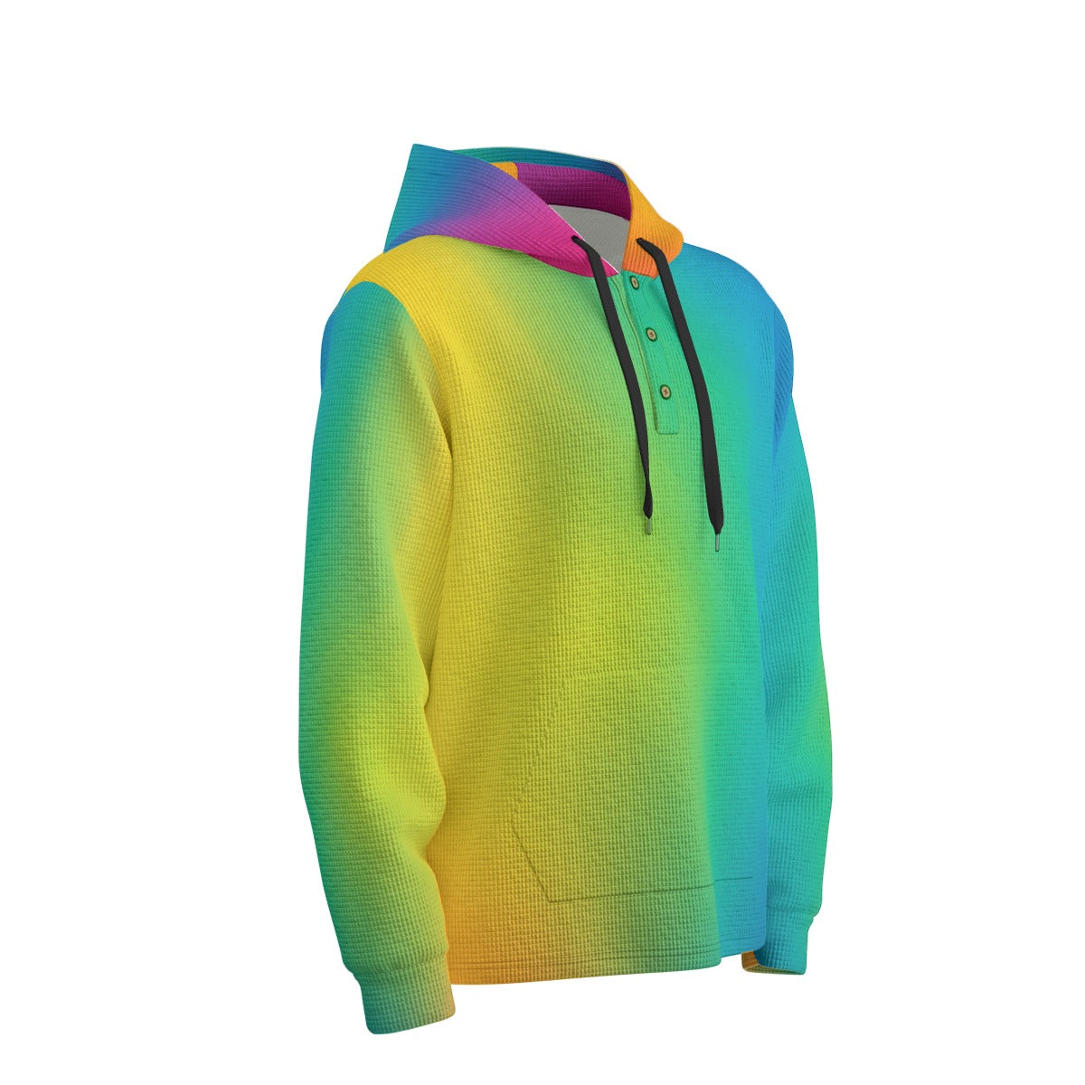 Men's Half Button Hoodie
