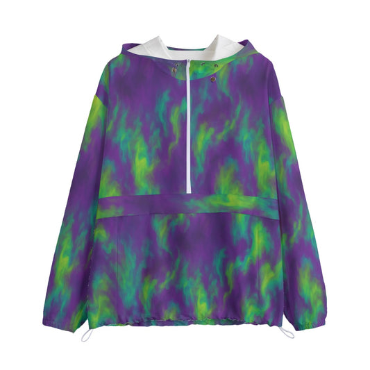 Unisex Pullover Jacket With Zipper Closure