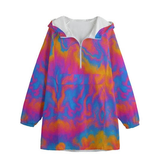 Unisex Windbreaker Long Jacket