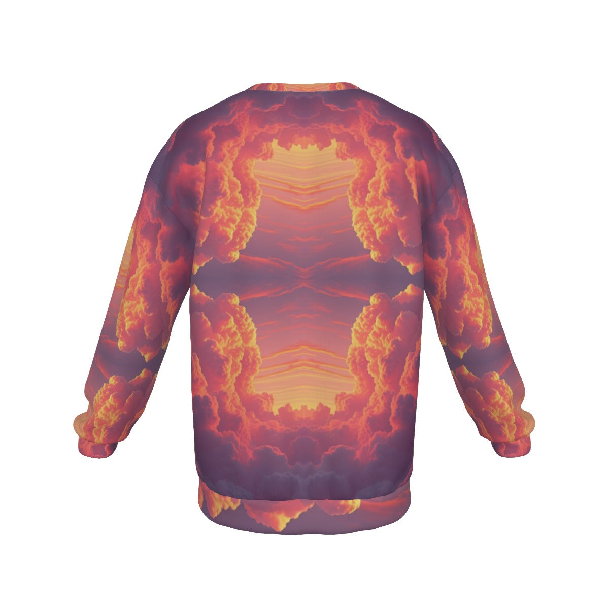 Men's Drop Shoulder Round Neck Long-Sleeved Sweatshirt