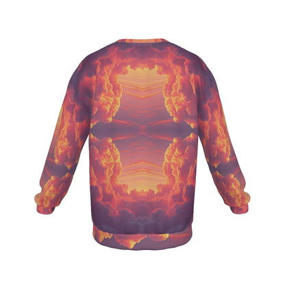 Men's Drop Shoulder Round Neck Long-Sleeved Sweatshirt