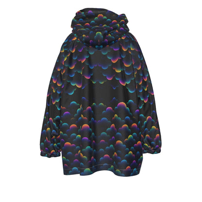 Unisex Kid's Sherpa Fleece Hoodie Blanket