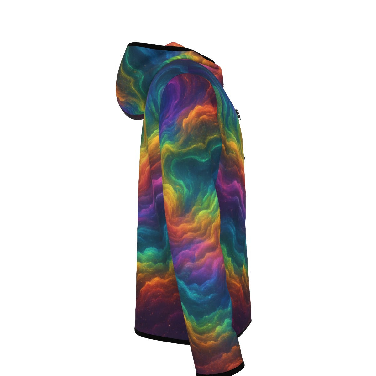 Men's Stylish Hoodie with Thumb Hole Design - view 3