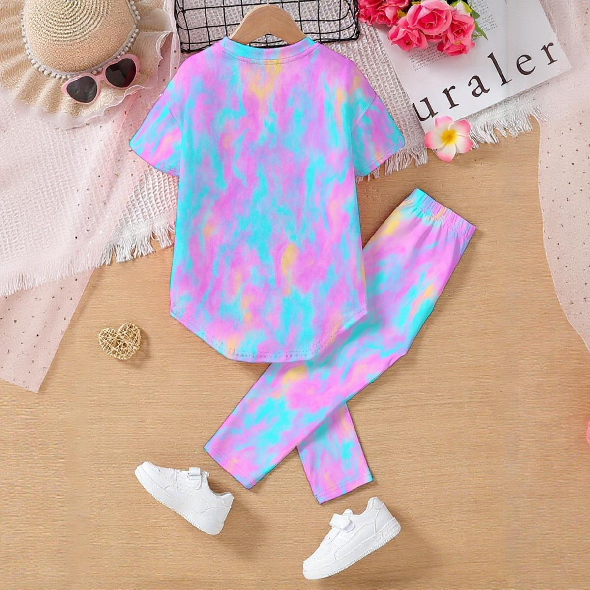 Unisex Kids' Casual Top and Pants Set