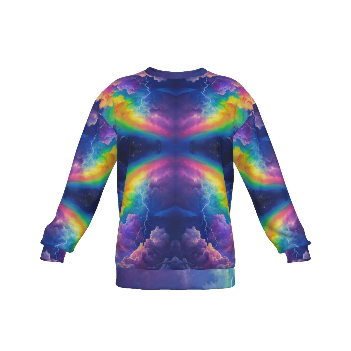 Men's Drop Shoulder Round Neck Long-Sleeved Sweatshirt