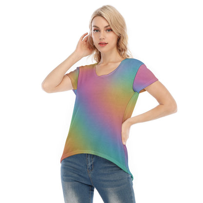 Women's V-neck Short Sleeve T-shirt