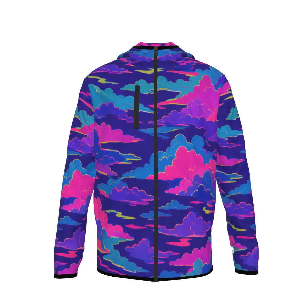 Men's Stylish Hoodie with Thumb Hole Design - view 1