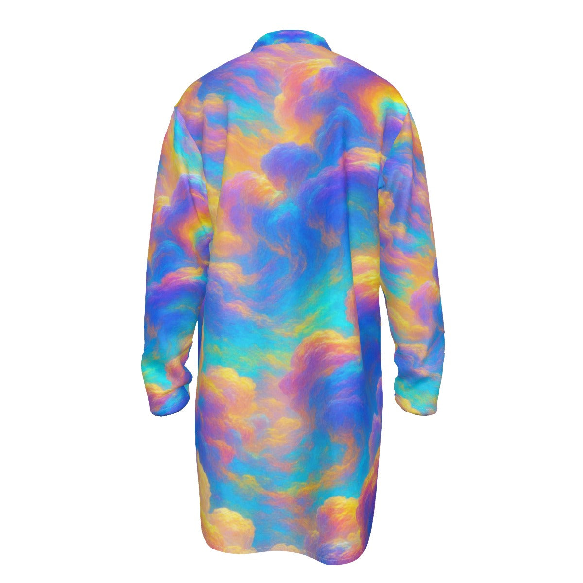 Men's Stand-up Collar Long Shirt