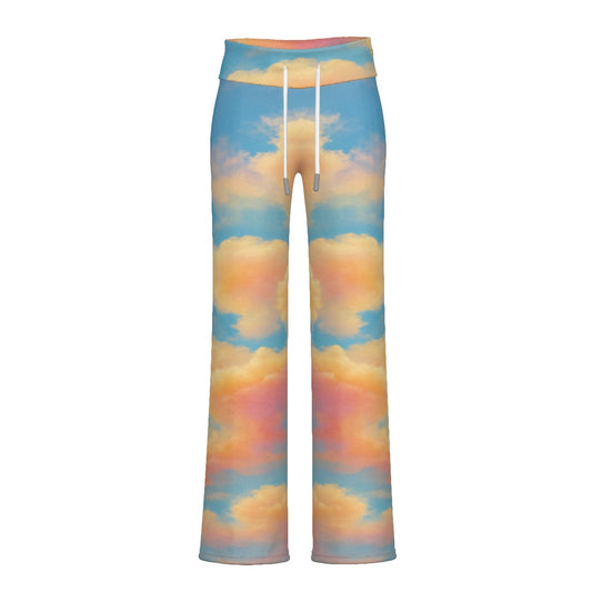 Women's High-waisted Straight-leg Trousers