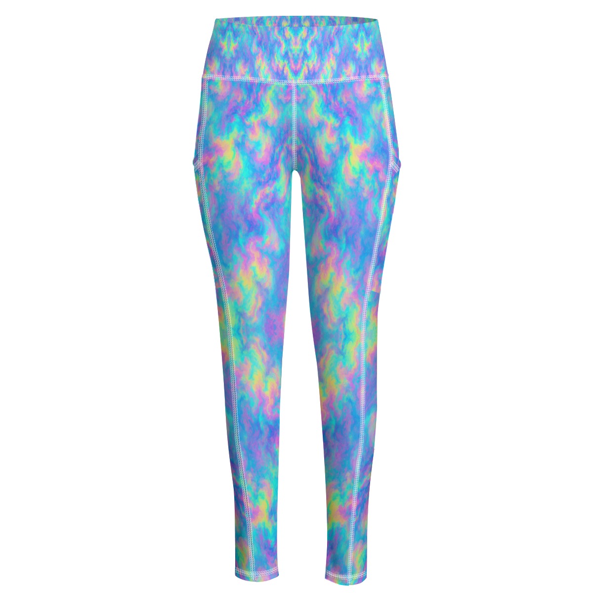 Women's Yoga Leggings With Side Pockets|210GSM