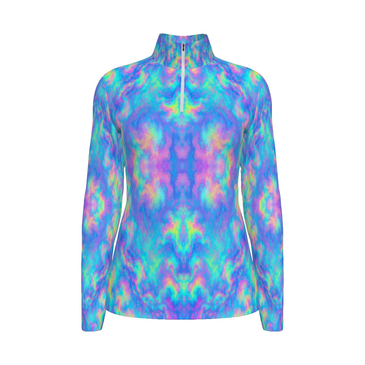 Women's Sports Collar Jersey With Long Sleeve