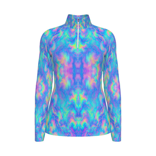 Women's Sports Collar Jersey With Long Sleeve