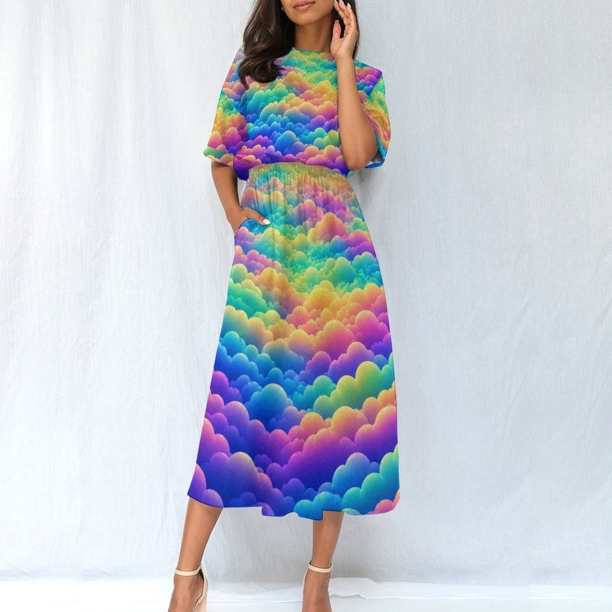 Women's Elastic Waist Dress