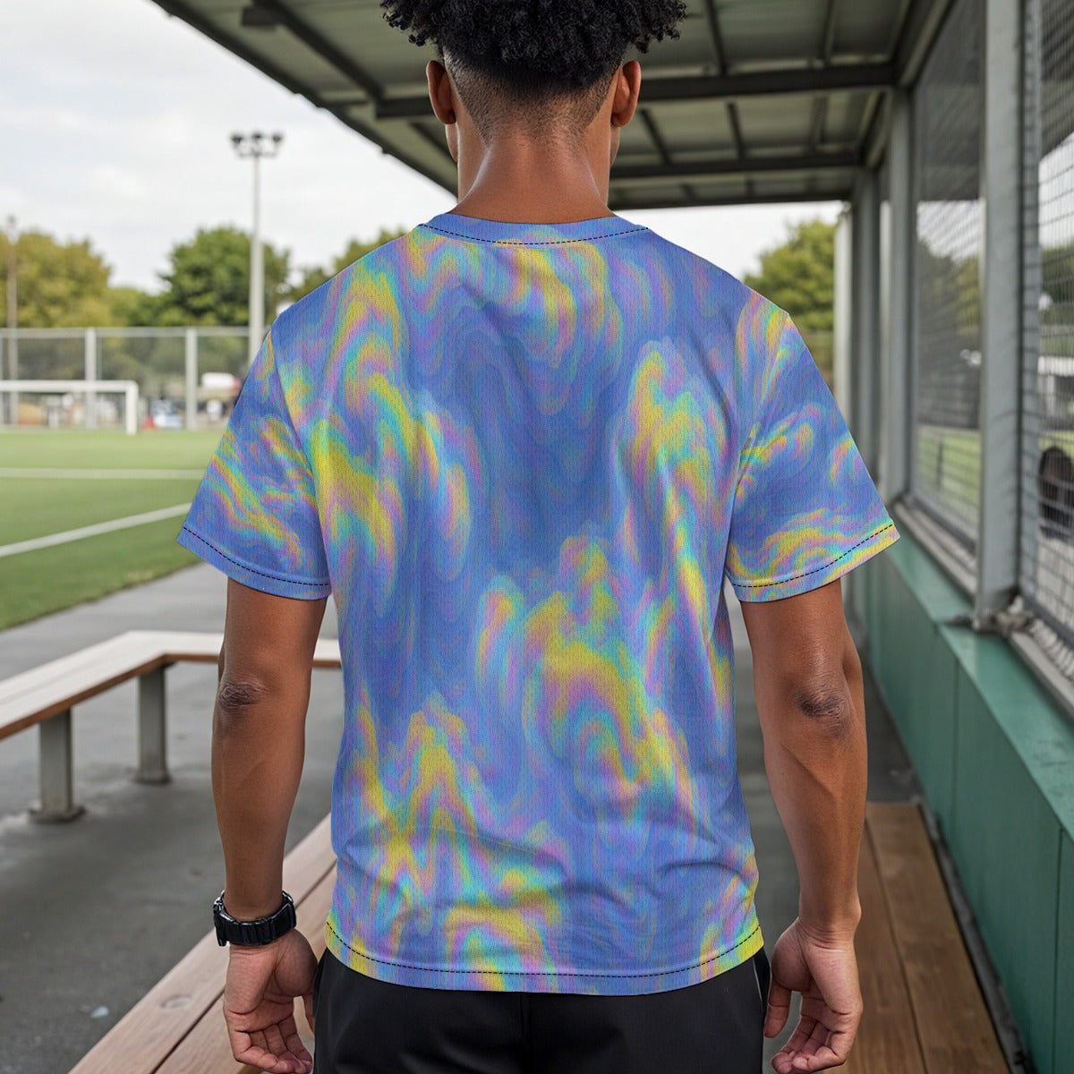 Unisex Drop Shoulder Crew Neck T-Shirt