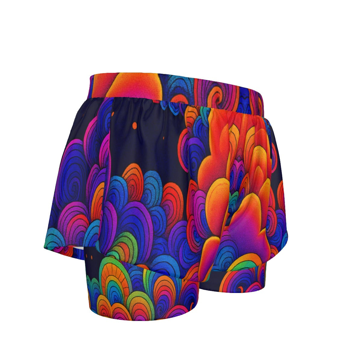 Unisex Sports Lined Shorts